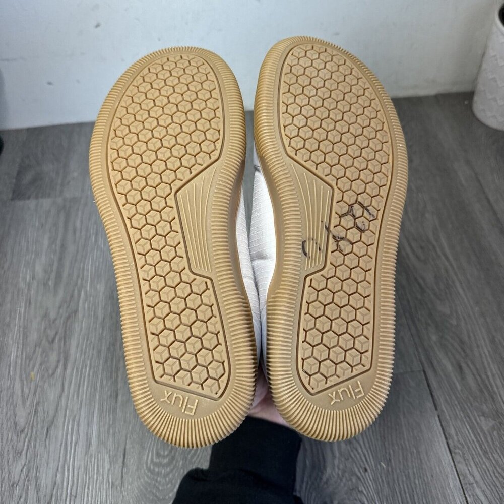 Flux Adapt High Top Trainer Breathable AdaptKnit White And Gum Shoes Men 9 W10 - Picture 9 of 9